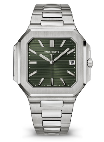 ساعة Cubitus ذات التصميم المربع ذو الحواف الدائرية من "باتك فيليب Patek Philippe" - المصدر: Patek Philippe