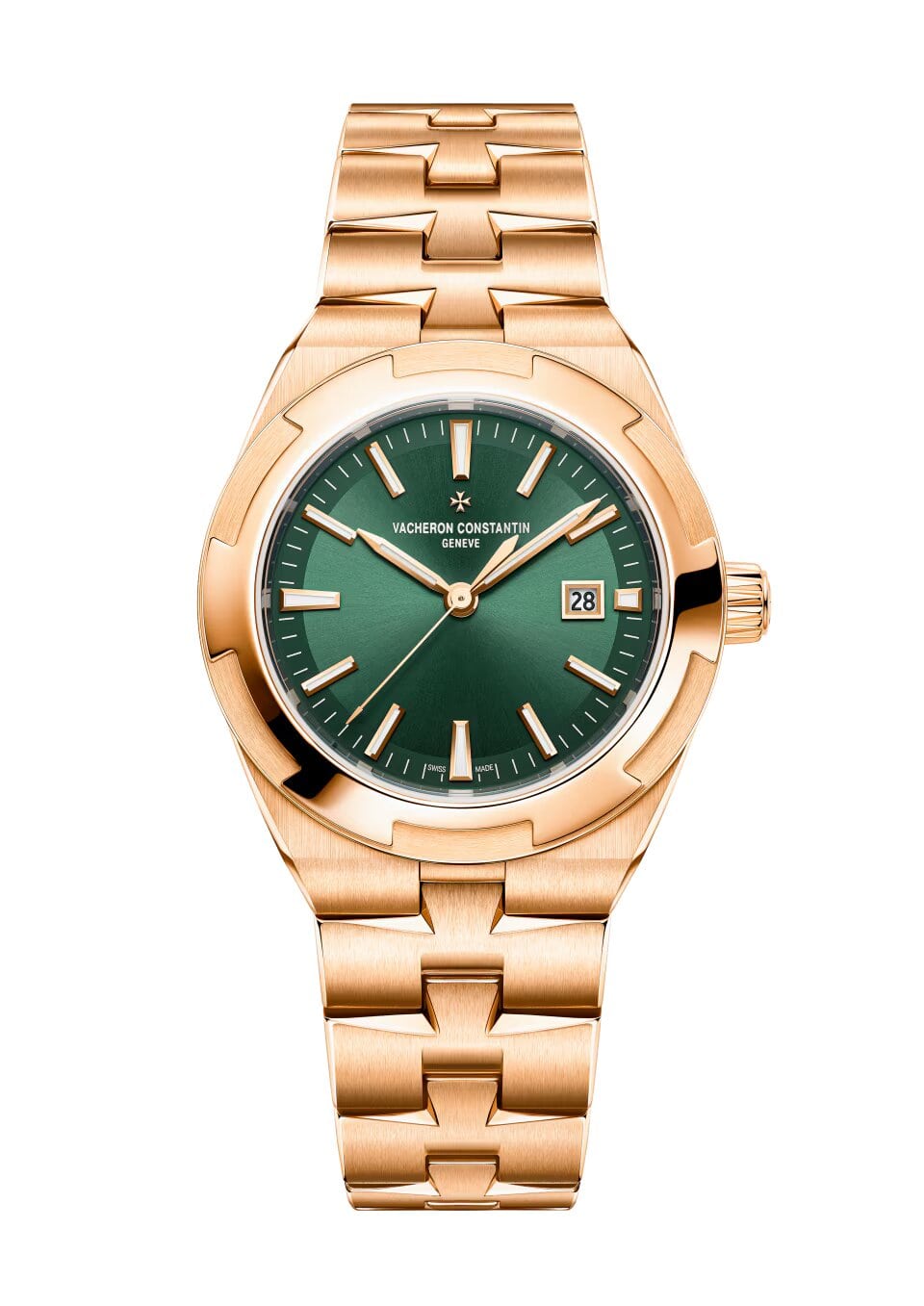 ساعة Overseas self-winding الذهبية من "فاشرون كونستنتان Vacheron Constantin" - المصدر:  Vacheron Constantin