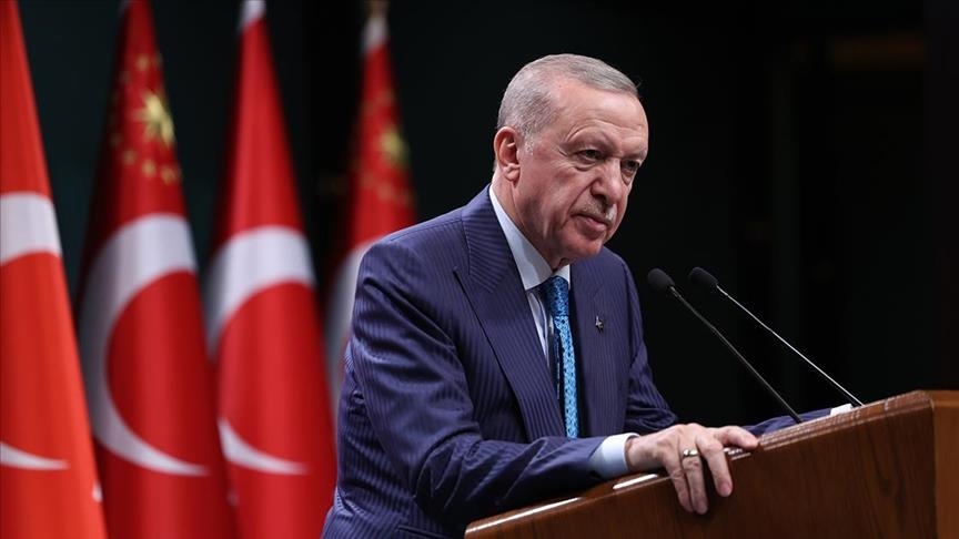 ذكر أردوغان أنه أكد خلال اللقاء بشكل واضح أنهم مستعدون لفعل كل ما هو ضروري لاستدامة اتفاق وقف إطلاق النار (الأناضول)