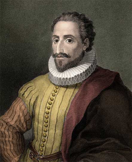 «ميغيل دي ثربانتس سابيدرا» (29 سبتمبر/أيلول 1547 ــ 22 أبريل/نيسان 1616) 