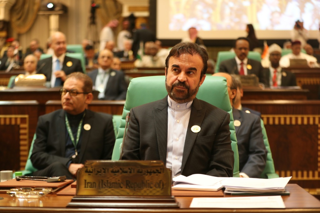 الدبلوماسي الإيراني رضا نجفي في صورة مؤرخة الأول من حزيران/يونيو 2019 (أ ف ب)