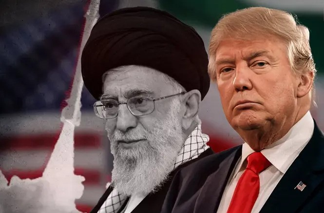 الرئيس ترامب والمرشد خامنئي (جرافيك العربية)