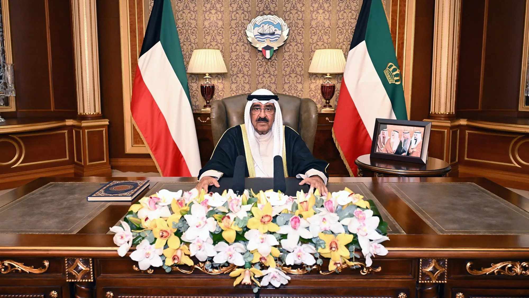  أمير دولة الكويت الشيخ مشعل الأحمد الجابر الصباح (كونا)