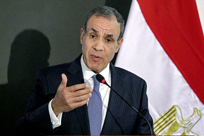 زير الخارجية المصري بدر عبد العاطي (أ ف ب)