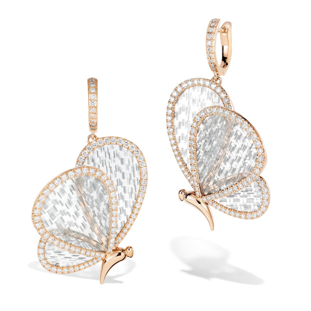 أقراط Titanium Butterfly من بوغوصيان Boghossian