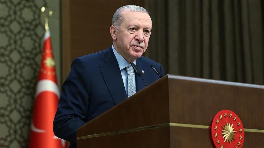 أردوغان: تركيا دخلت مرحلة جديدة مع حل تنظيم (بي كي كي) (الأناضول)