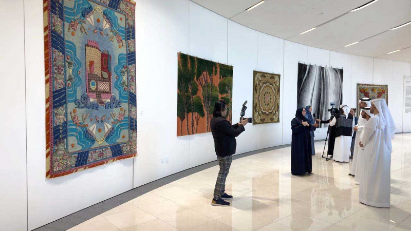 رسالة تجمع بين الفن وتأثير الاستدامة (موقع المعرض)