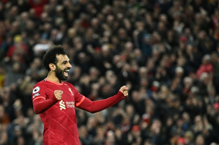 محمد صلاح نجم ليفربول الإنجليزي (أ ف ب)
