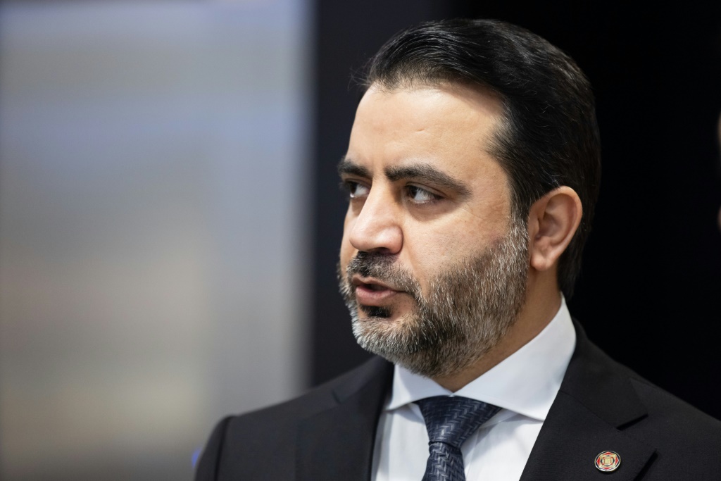 وزير الخارجية السوري أسعد الشيباني (أ ف ب)