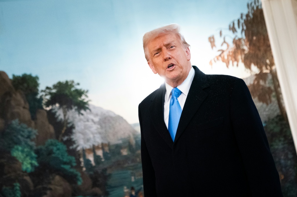 تعد التعريفات الجمركية هي واحدة من سلسلة أفكار ظل المركز يروج لها منذ إنشائه في عام 2020 (أ ف ب)