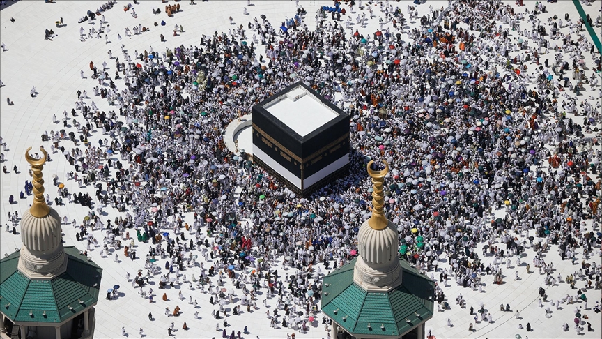 وصول مليون و255 ألفا من ضيوف الرحمن إلى السعودية لأداء الحج (الأناضول)