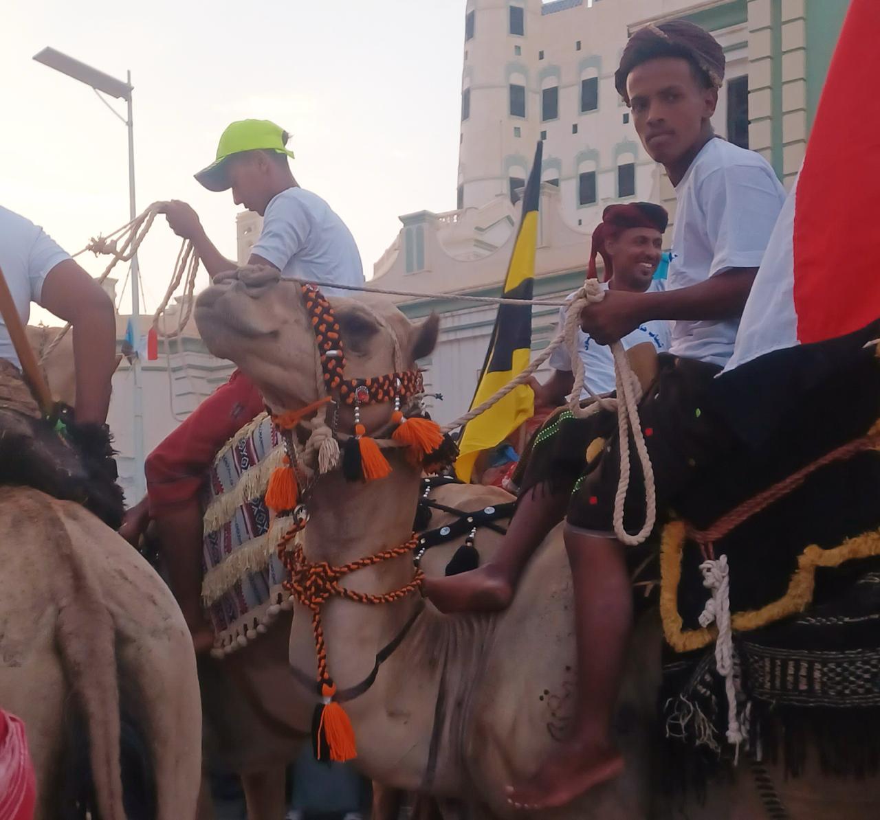 شاركت في المهرجان 13 حافة للألعاب الشعبية في كل من مديريات القطن وشبام وسيئون وتريم (سبأ)