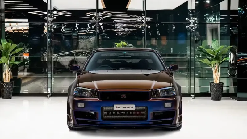 Nissan Skyline R34.. تحفة نيسان التي لا تُكرر (الرجل)