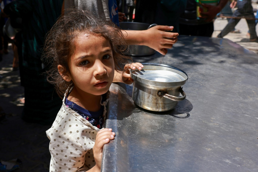 بعد قرابة عامين من الحرب، يواجه فلسطينيو غزة صعوبات جمة، بما في ذلك انعدام الأمن الغذائي على نطاق واسع (ا ف ب)