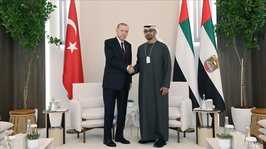 الرئيس أردوغان يتصل هاتفيا بنظيره الإماراتي (الأناضول)