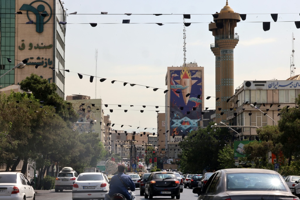 لقطة لأحد شوارع طهران بتاريخ 16 تموز/يوليو 2025 (أ ف ب)