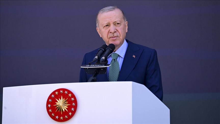 أردوغان يدعو المجتمع الدولي إلى التوحد على جبهة الإنسانية بغزة (الأناضول)