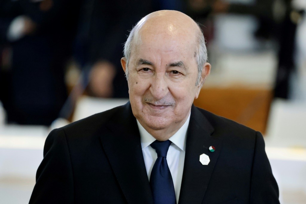  الرئيس الجزائري عبد المجيد تبون (أ ف ب)