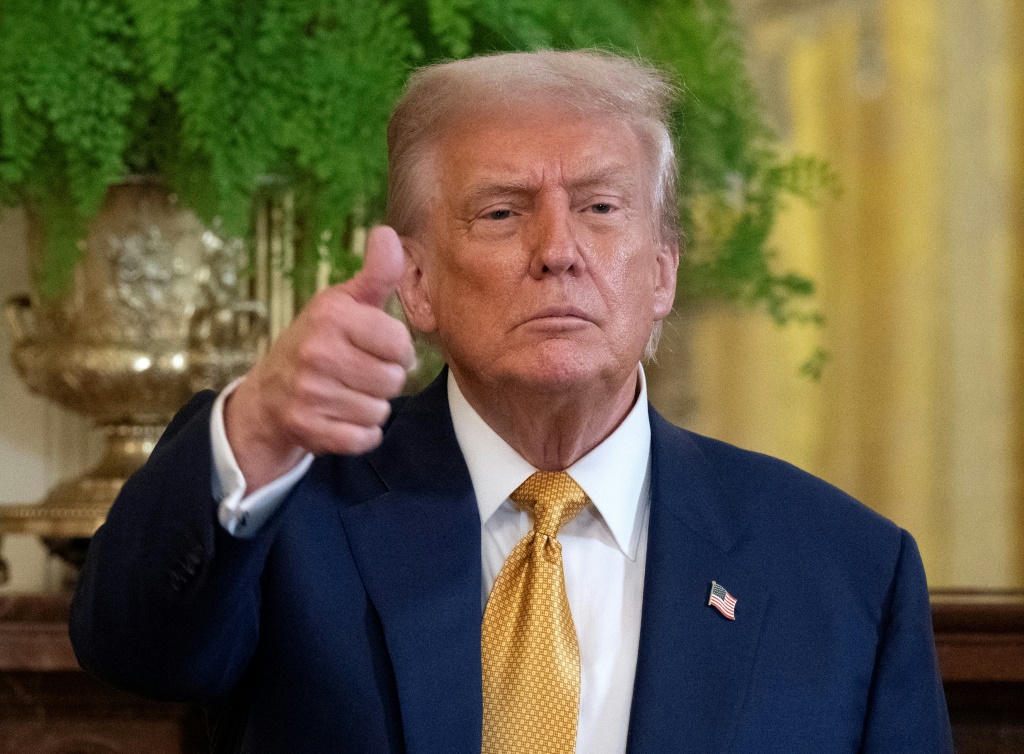 الرئيس الأميركي دونالد ترامب في البيت الأبيض بواشنطن في 22 تموز/يوليو 2025 (أ ف ب)