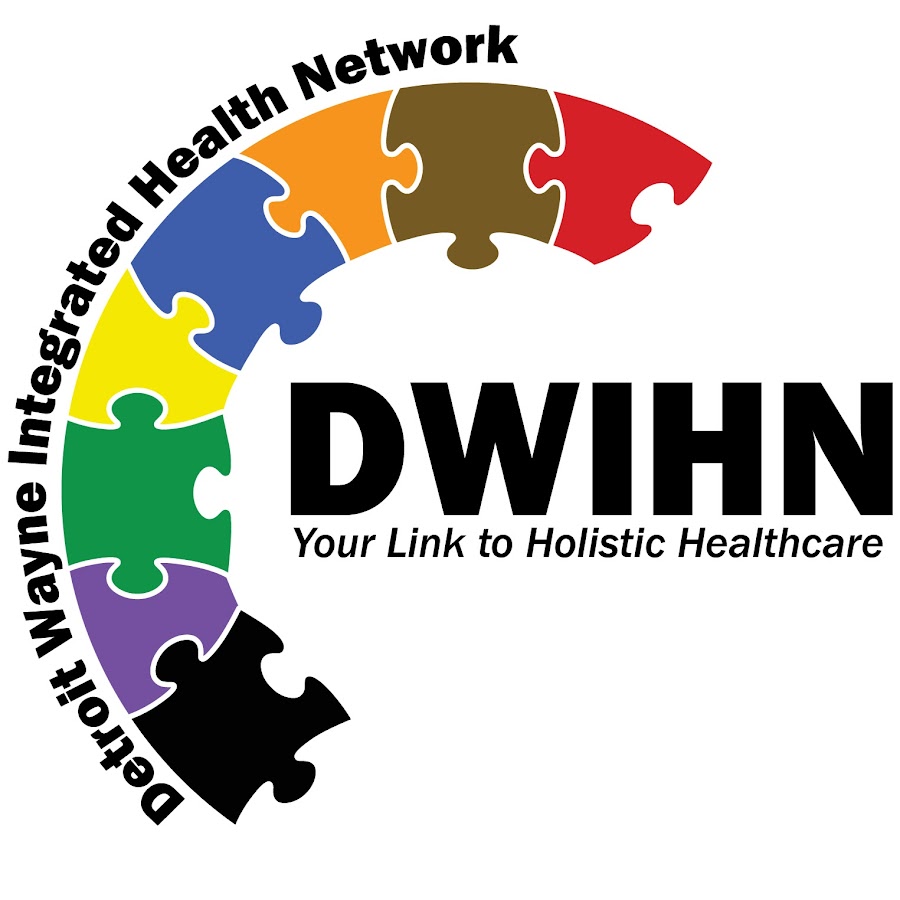 شعار شبكة ديترويت واين للصحة المتكاملة (DWIHN) (موقع الشبكة)