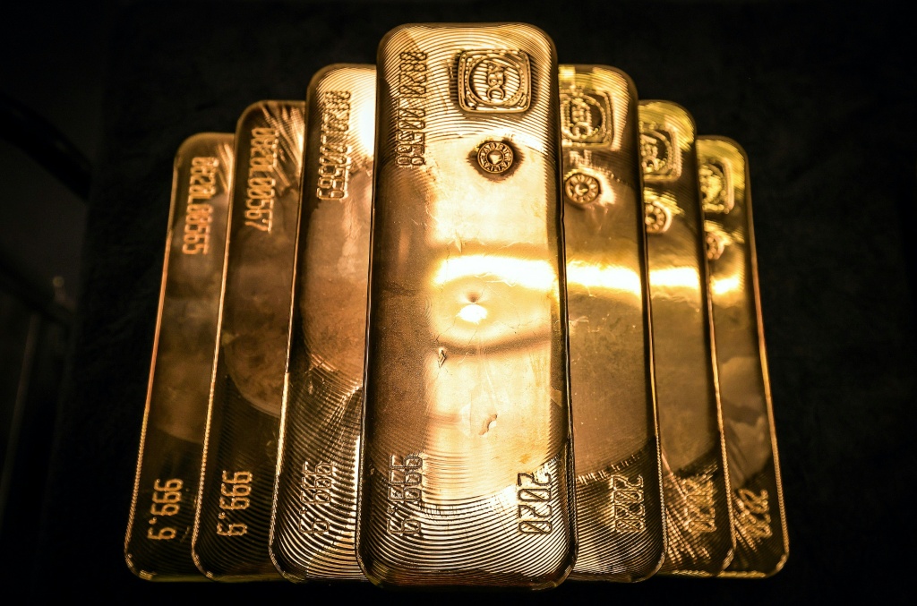 سبائك ذهب في سيدني في 5 آب/أغسطس 2020 (أ ف ب)