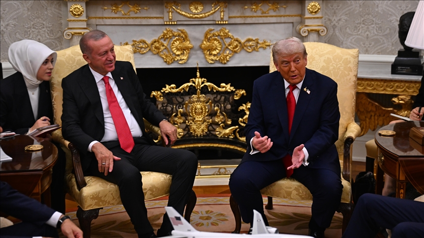 ترامب: أردوغان يحظى باحترام كبير في جميع أنحاء العالم (الأناضول)