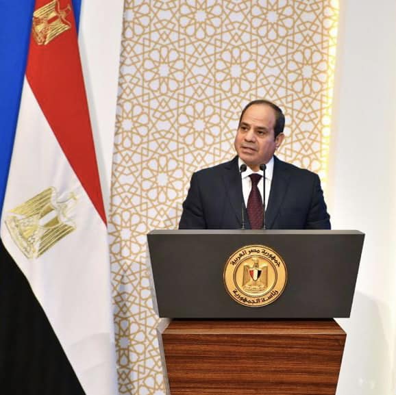 الرئيس المصري عبد الفتاح السيسي (الرئاسة المصرية)