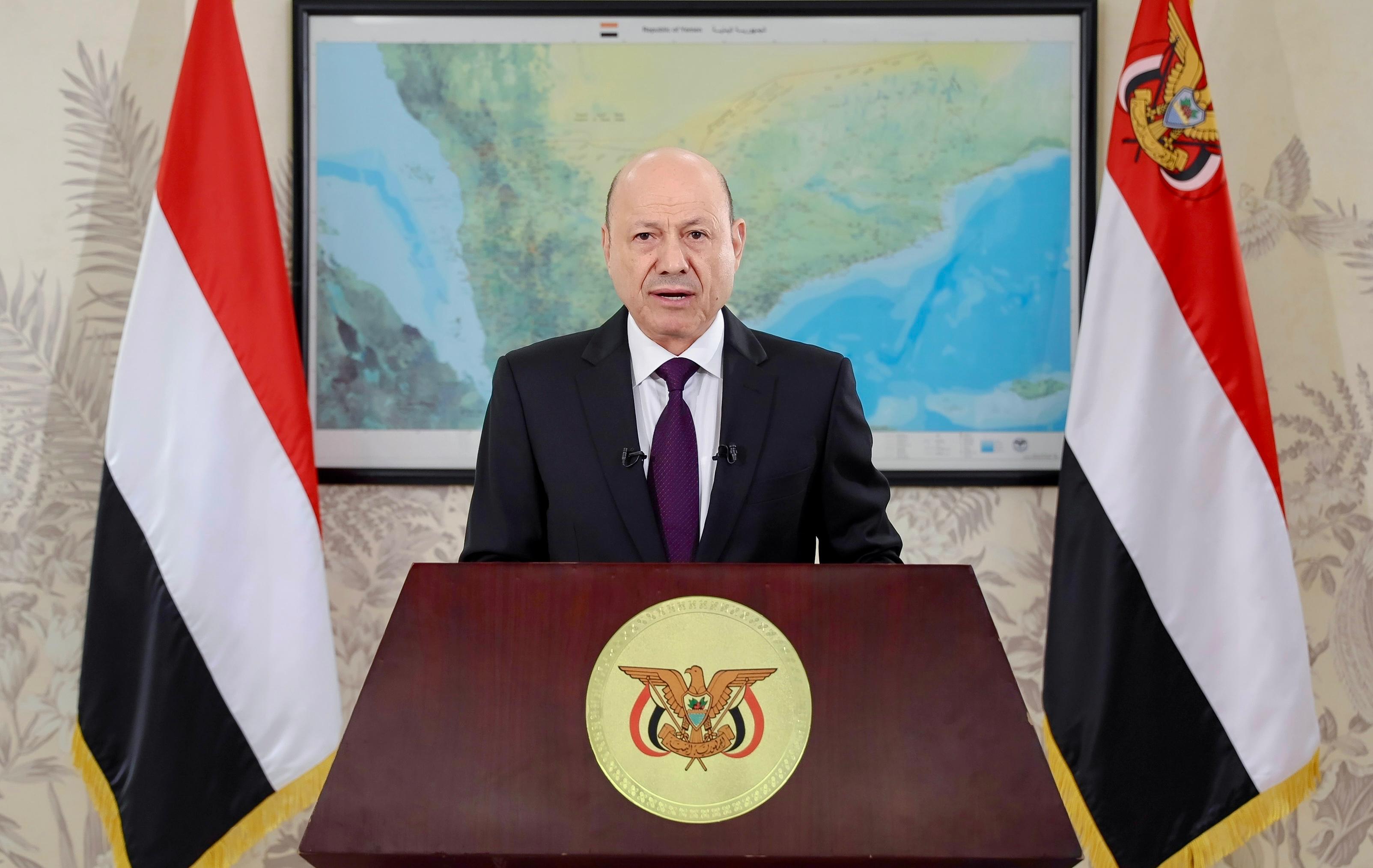 الرئيس الدكتور رشاد محمد العليمي، رئيس مجلس القيادة الرئاسي اليمني (سبأ)