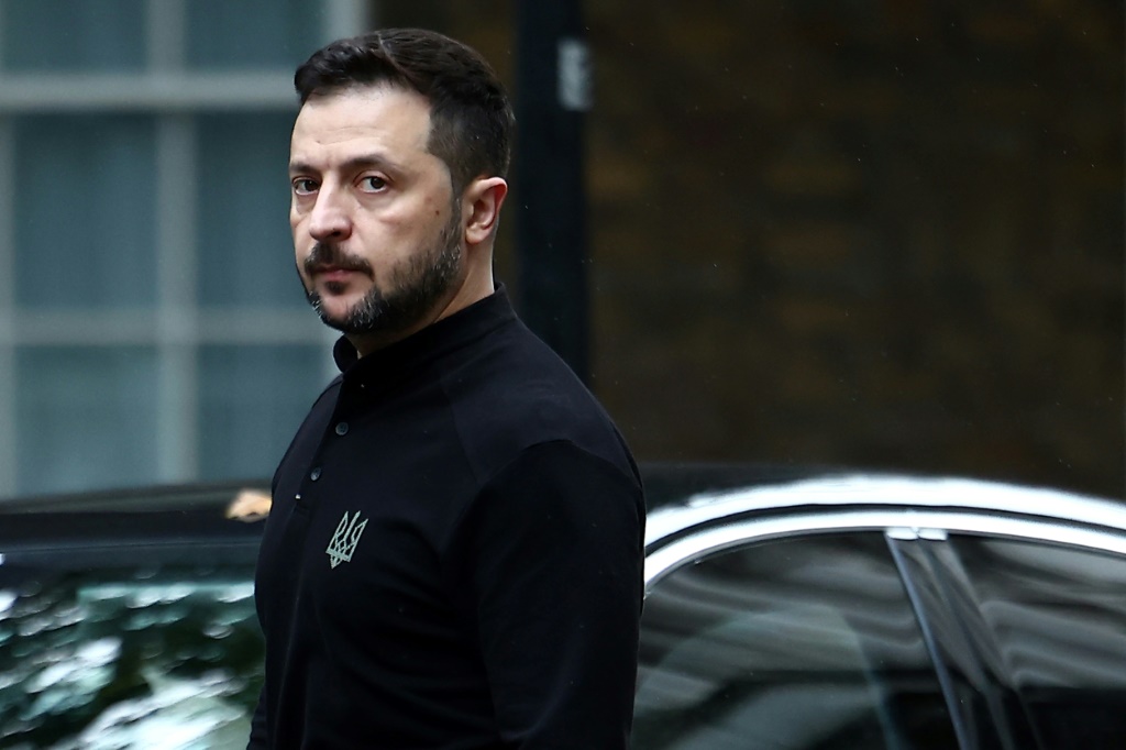 الرئيس الأوكراني فولوديمير زيلينسكي (ا ف ب)