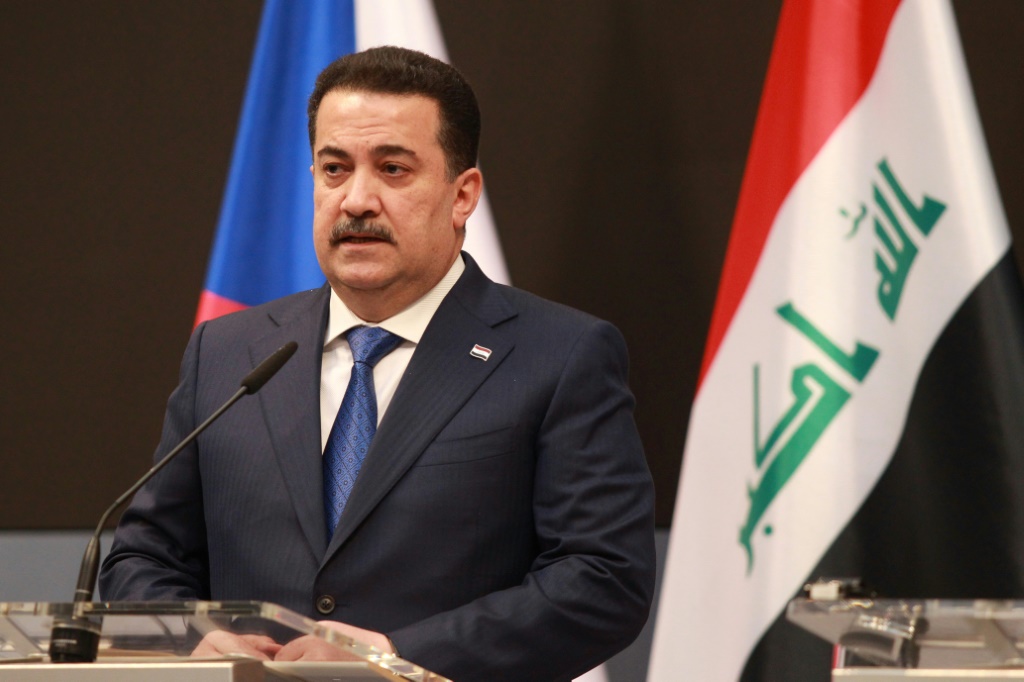 محمد شياع السوداني رئيس الوزراء العراقي (ا ف ب)