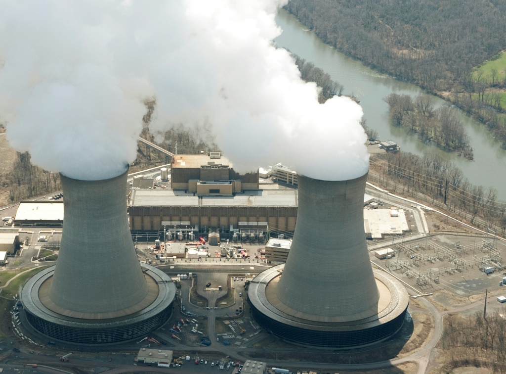 صورة التقطت في 25 آذار/مارس 2011 لمحطة الطاقة النووية في ليمريك في ولاية بنسلفانيا الأميركية (ا ف ب)