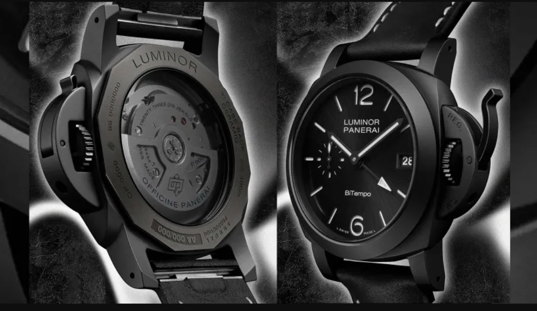 بانيراي تطلق لومينور GMT سيراميكا: ساعة فاخرة بتصميم خزفي متقن (الرجل)