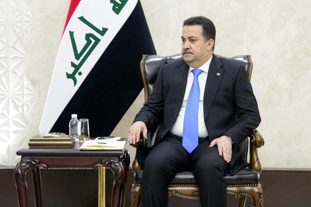 رئيس الوزراء العراقي محمد شياع السوداني (ا ف ب)