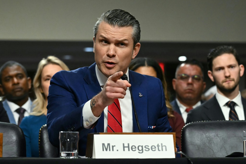وزير الحرب الأمريكي بيت هيغسيث (ا ف ب)