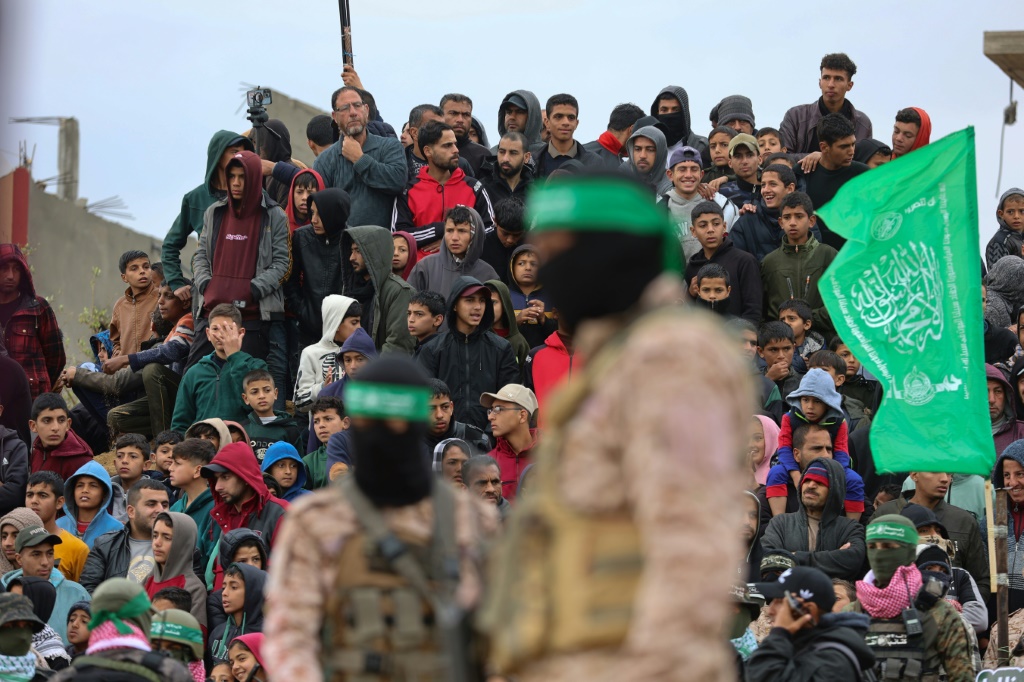 الاستقرار النسبي في قطاع غزة سمح لحماس بإعادة ترميم صورتها (ا ف ب) 