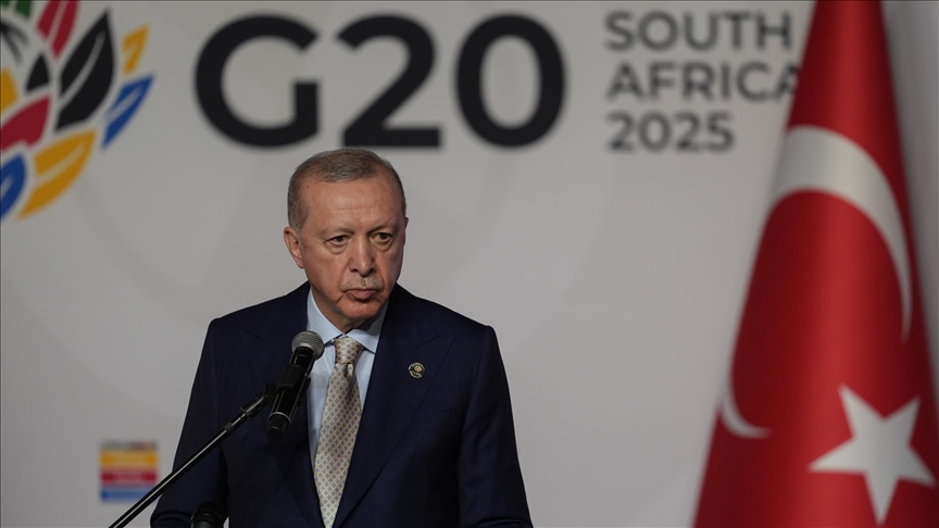 أردوغان: لا سلام عالمي دون إقامة دولة فلسطين على حدود 1967 (الأناضول) 