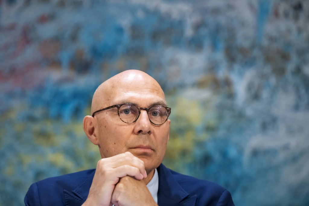 المفوض السامي لحقوق الإنسان في الأمم المتحدة فولكر تورك في جنيف بتاريخ 16 أيلول/سبتمبر 2025 (ا ف ب)
