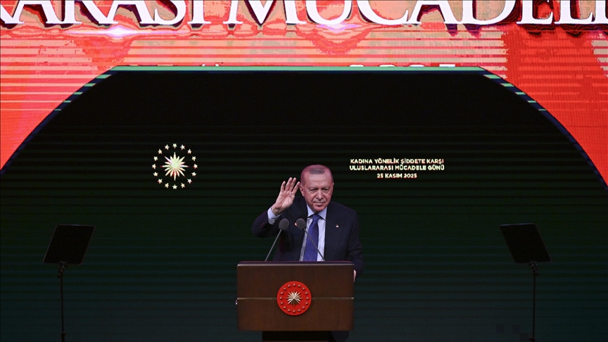 أردوغان: وحشية إسرائيل ضد المرأة الفلسطينية لم تلق الرد اللازم (الأناضول)
