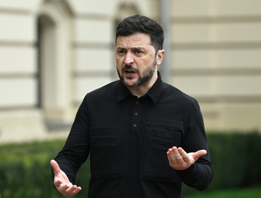 الرئيس الأوكراني فولوديمير زيلينسكي في كييف في 4 كانون الأول/ديسمبر 2025 (ا ب ف)