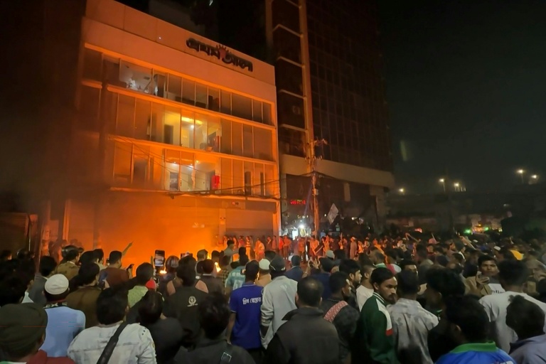 صورة مأخوذة من مقطع فيديو لـ