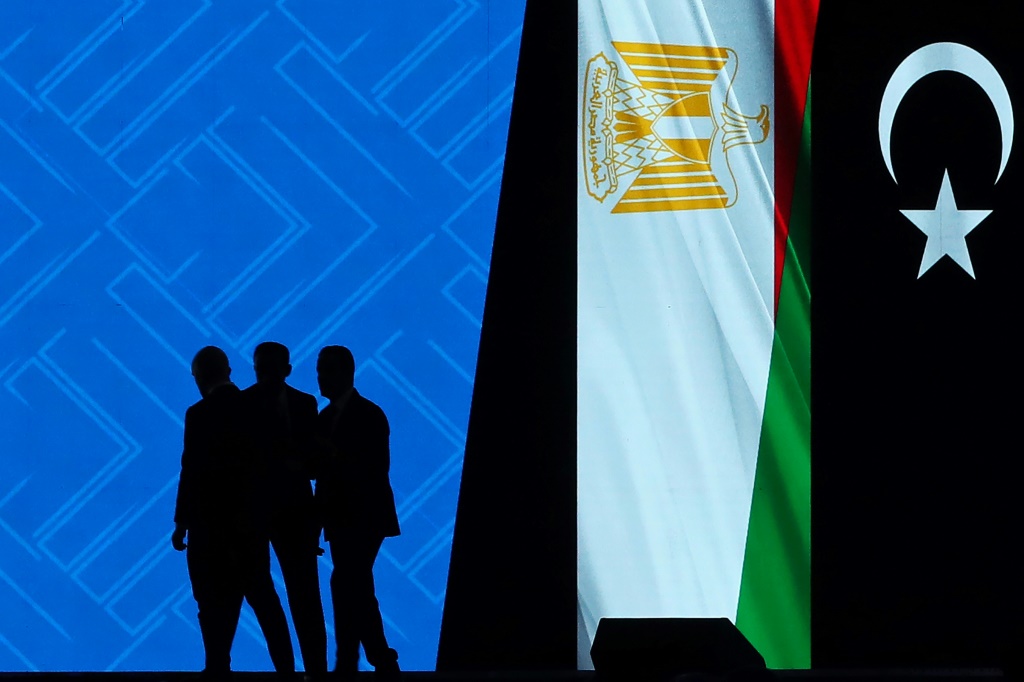 لقطة من افتتاح أعمال قمة الطاقة في طرابس في 24 كانون الثاني/يناير 2026 (ا ف ب)