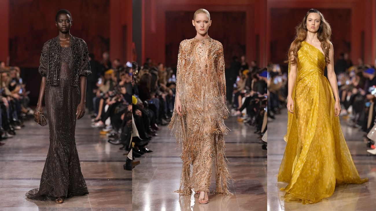 عرض استثنائي لإيلي صعب ELIE SAAB.. في قلب باريس (زهرة الخليج)