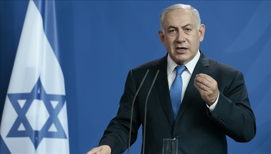 نتنياهو يعترض على شعار اللجنة الفلسطينية لإدارة غزة (الأناضول)