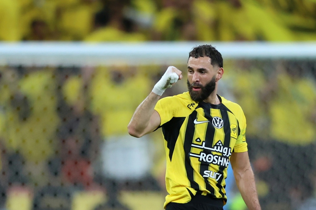 الفرنسي كريم بنزيمة انضم إلى الهلال قادما من الاتحاد (ا ف ب)