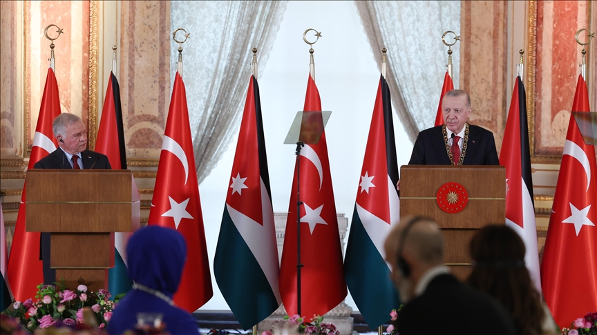 أردوغان: اتخذنا مع ملك الأردن قرارات مهمة لتعزيز علاقاتنا (الأناضول)
