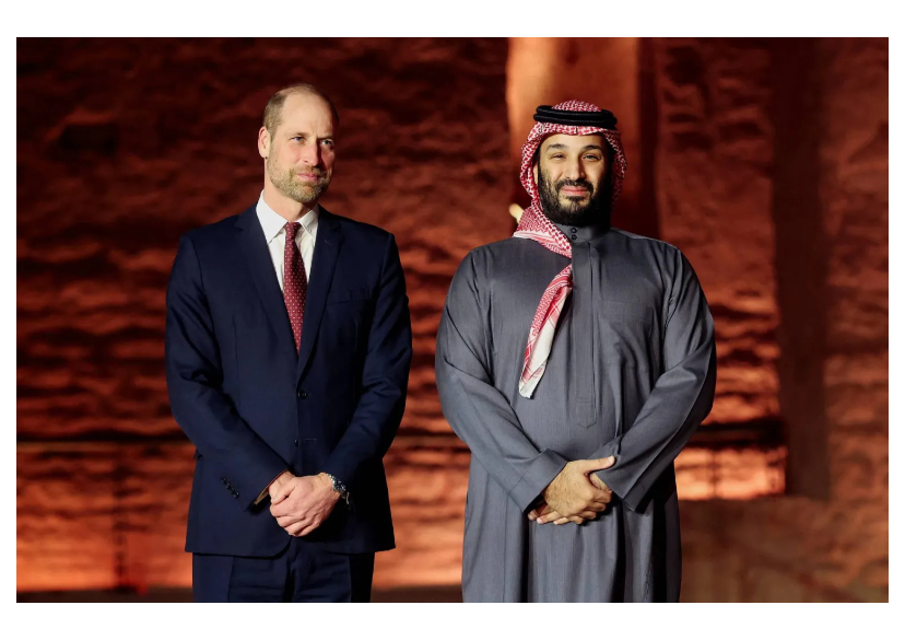 محمد بن سلمان يصطحب ويليام في جولة بـ&laquo;الدرعية&raquo; (واس)