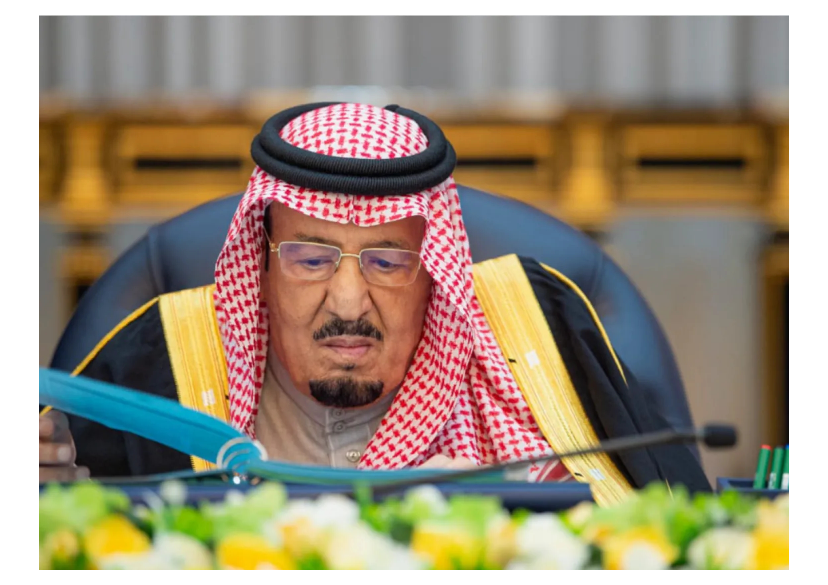 خادم الحرمين الشريفين الملك سلمان بن عبد العزيز يترأس جلسة مجلس الوزراء (واس)