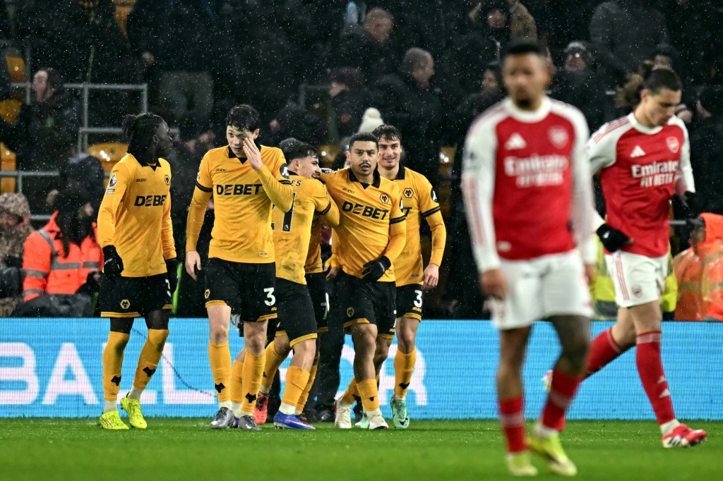 للمباراة الثانية تواليا فشل أرسنال في تحقيق الفوز في الدوري الإنكليزي لكرة القدم &nbsp;( ا ف ب )
