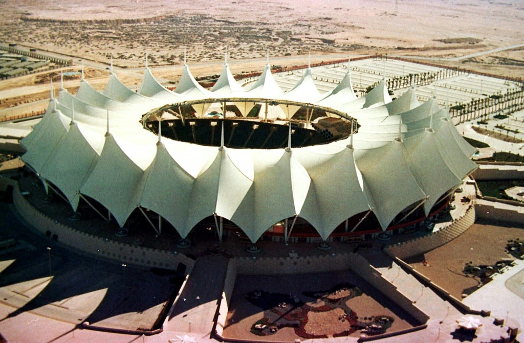 صورة عامة لملعب الملك فهد في الرياض التُقطت في الخامس من تشرين الأول/أكتوبر 2001(ا ف ب)