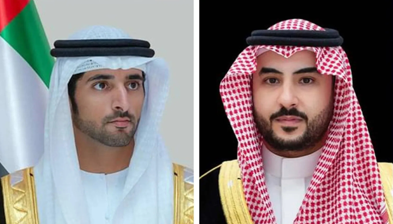 الأمير خالد بن سلمان بن عبد العزيز (واس) - الشيخ حمدان بن محمد بن راشد (وام)
